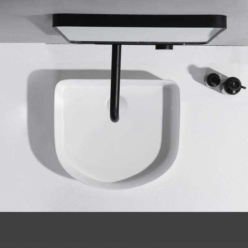 Vasque à Poser Blanche Mate Ondulaé 42 Cm 3 Vasque à Poser Blanche Mate Ondulaé 42 Cm