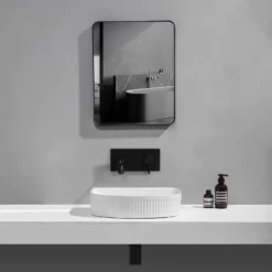 Vasque à Poser Blanche Mate Ondulaé 42 Cm 11 Vasque à Poser Blanche Mate Ondulaé 42 Cm -Produits De Salle De Bain Soldes 2024 25154 vasque 3d