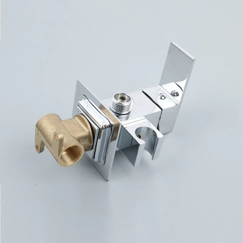 Ensemble De Douchette Hygiénique Carré Chrome 7 Ensemble De Douchette Hygiénique Carré Chrome – Image 5