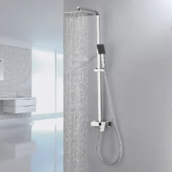 Colonne De Douche Mécanique Carréo Chrome 26 Colonne De Douche Mécanique Carréo Chrome -Produits De Salle De Bain Soldes 2024 25184 carreo colonne chrome