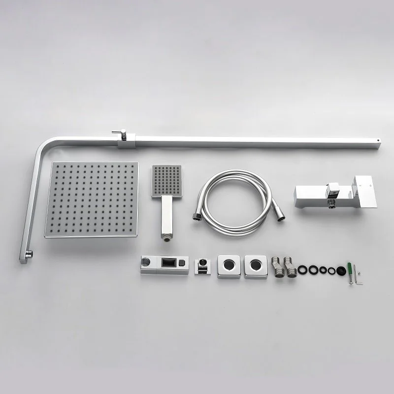 Colonne De Douche Mécanique Carréo Chrome 17 Colonne De Douche Mécanique Carréo Chrome – Image 15