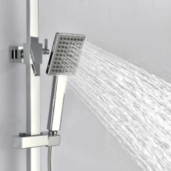 Colonne De Douche Mécanique Carréo Chrome 20 Colonne De Douche Mécanique Carréo Chrome -Produits De Salle De Bain Soldes 2024 25187 douchette carreo chrome