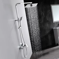 Colonne De Douche Mécanique Carréo Chrome 22 Colonne De Douche Mécanique Carréo Chrome -Produits De Salle De Bain Soldes 2024 25188 carreo chrome