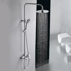 Colonne Bain-douche Mitigeur Luxury 30 Colonne Bain-douche Mitigeur Luxury -Produits De Salle De Bain Soldes 2024 25209 luxury rond chrome