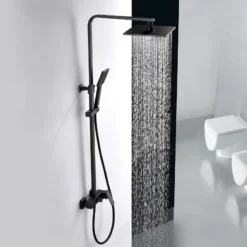 Colonne De Douche Mécanique Noire Carréo -Produits De Salle De Bain Soldes 2024 25244 colonne douche noir carreo