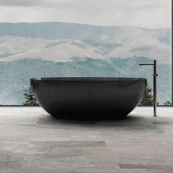 Baignoire Transparente Noire 165 Cm Fumé -Produits De Salle De Bain Soldes 2024 25285 baignoire fume