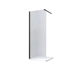 Paroi De Douche Fixe Noir Mat -Produits De Salle De Bain Soldes 2024 25471 paroi fixe noir