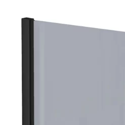 Paroi De Douche Fixe Noir Mat -Produits De Salle De Bain Soldes 2024 25474 profil mural douche noir
