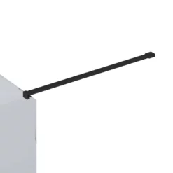 Paroi De Douche Fixe Noir Mat -Produits De Salle De Bain Soldes 2024 25476 barre renfort horizontale