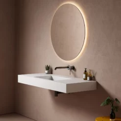 Ensemble Vasque Sisa 120 Cm Et Meuble 80 Cm -Produits De Salle De Bain Soldes 2024 25885 vasque corian 120 sisa