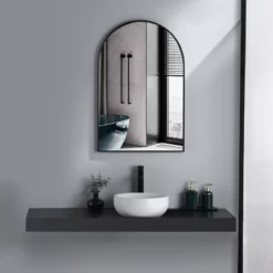 Miroir Arche Noir Mat 60 Cm 15 Miroir Arche Noir Mat 60 Cm -Produits De Salle De Bain Soldes 2024 25891 arche noir