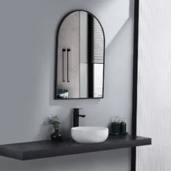 Miroir Arche Noir Mat 60 Cm 16 Miroir Arche Noir Mat 60 Cm -Produits De Salle De Bain Soldes 2024 25895 arche 60cm