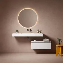 Ensemble Vasque Sisa 120 Cm Et Meuble 80 Cm