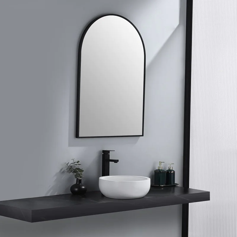 Miroir Arche Noir Mat 60 Cm 7 Miroir Arche Noir Mat 60 Cm – Image 5