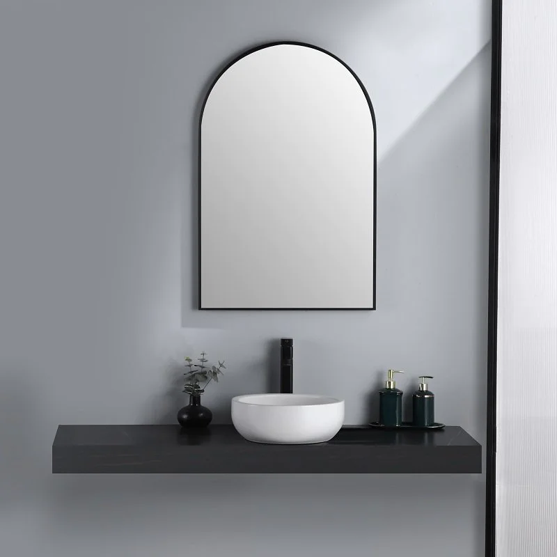 Miroir Arche Noir Mat 60 Cm 6 Miroir Arche Noir Mat 60 Cm – Image 4