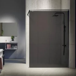 Paroi Douche Fixe Fumée