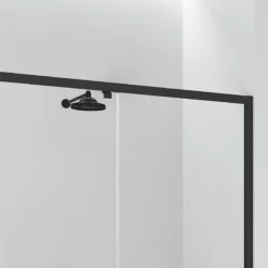 Douche D'angle Coulissante Noir Mat Sur Mesure -Produits De Salle De Bain Soldes 2024 26038 paroi douche angle kuadra 20