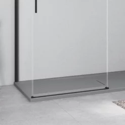 Douche D'angle Coulissante Noir Mat Sur Mesure -Produits De Salle De Bain Soldes 2024 26115 paroi kuadra