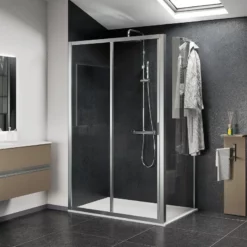 Paroi De Douche D'angle Coulissante Lunes