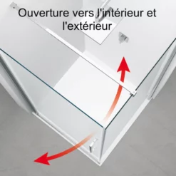 Porte De Douche Chromée Sur Mesure 17 Porte De Douche Chromée Sur Mesure -Produits De Salle De Bain Soldes 2024 26174 ouverture 180 young