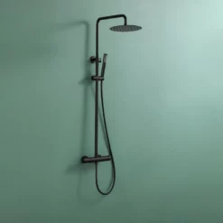 Colonne De Douche Mécanique Noire Osmose