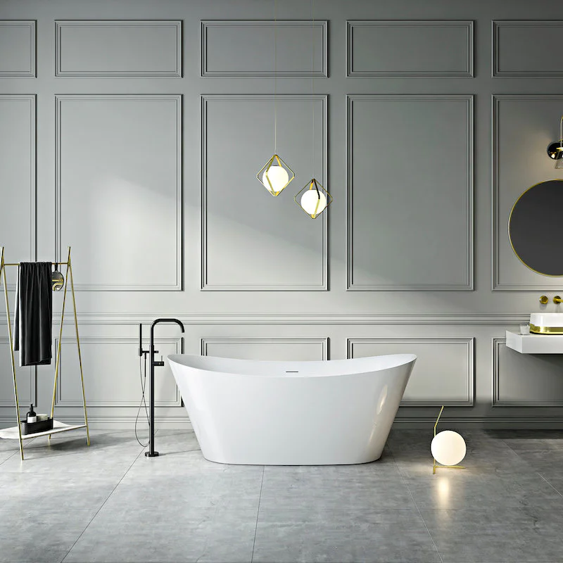 Baignoire En îlot à Poser Navalo 170 Cm 4 Baignoire En îlot à Poser Navalo 170 Cm – Image 2