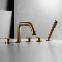 Mélangeur Baignoire Encastrado Antique Brass