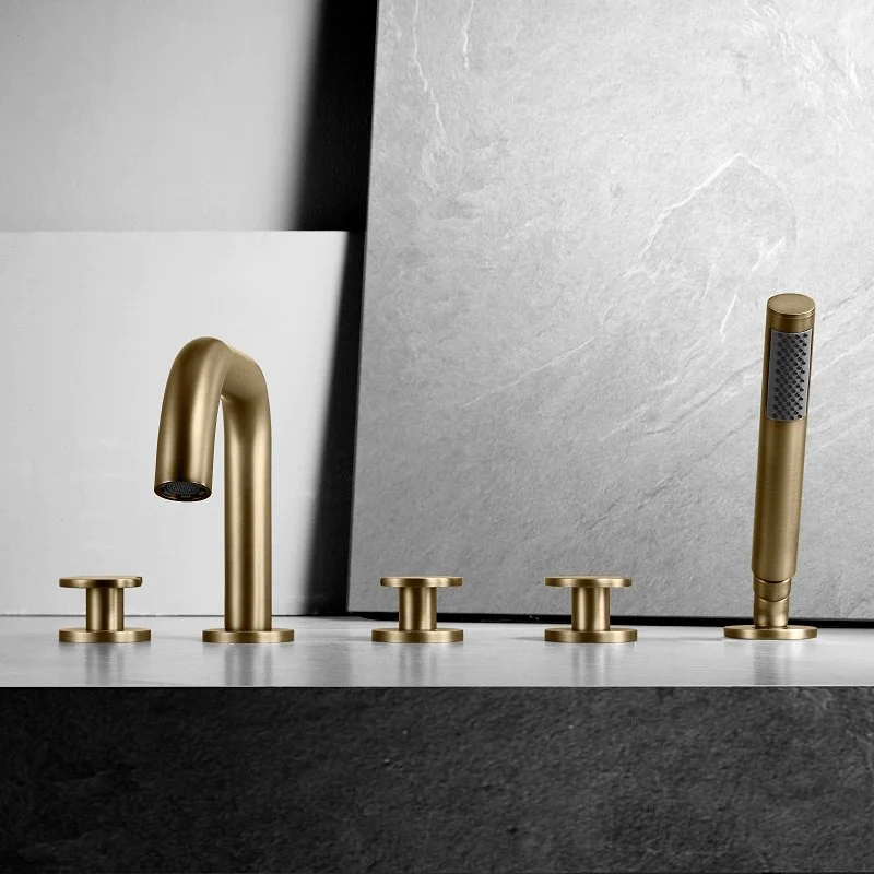 Mélangeur Baignoire Encastrado Antique Brass 5 Mélangeur Baignoire Encastrado Antique Brass – Image 3