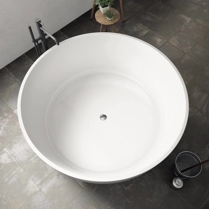 Baignoire îlot Ronde Bagnu 150 Cm 4 Baignoire îlot Ronde Bagnu 150 Cm – Image 2