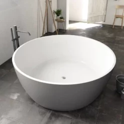 Baignoire îlot Ronde Bagnu 150 Cm 9 Baignoire îlot Ronde Bagnu 150 Cm -Produits De Salle De Bain Soldes 2024 26316 baignoire ronde 150cm