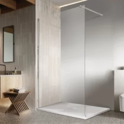 Paroi De Douche Fixe Transparente 180 Cm
