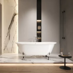 Baignoire Rétro Pied De Lion Chrome 165 Cm