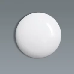 Cache Bonde En Céramique Blanc Brillant