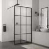 Paroi De Douche Fixe Atelier Noir 80 Cm à 140 Cm 1 Paroi De Douche Fixe Atelier Noir 80 Cm à 140 Cm -Produits De Salle De Bain Soldes 2024 26510 paroi atelier