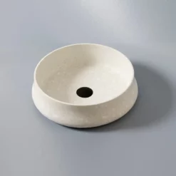 Vasque Terrazzo Quartz 38 Cm -Produits De Salle De Bain Soldes 2024 26569 vasque terrazzo quartz 38cm