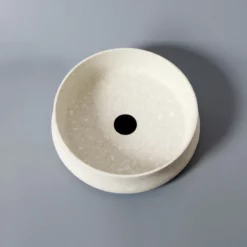 Vasque Terrazzo Quartz 38 Cm -Produits De Salle De Bain Soldes 2024 26609 vasque terrazzo blanche