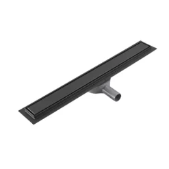 Caniveau De Douche Réversible 70 Cm -Produits De Salle De Bain Soldes 2024 26670 caniveau douche carreler noir