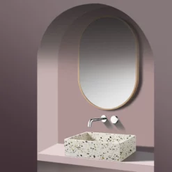 Vasque Evier Terrazzo Multicolore 50 Cm -Produits De Salle De Bain Soldes 2024 26680 evier terrazzo 50cm