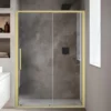 Porte De Douche Coulissante Or Brossé Goldia