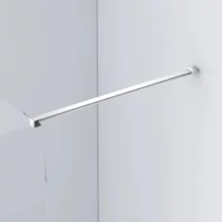 Paroi De Douche Fixe Sérigraphiée -Produits De Salle De Bain Soldes 2024 26857 barre renfort chrome 9