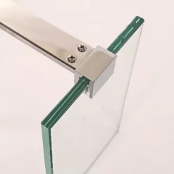 Paroi De Douche Fixe 110 Cm 19 Paroi De Douche Fixe 110 Cm -Produits De Salle De Bain Soldes 2024 26859 barre renfort chrome brillant decoupable 1