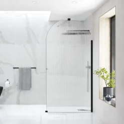 Paroi De Douche Fixe Flûte -Produits De Salle De Bain Soldes 2024 26936 flute noir