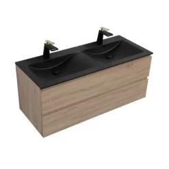 Vasque Alicia 120 Cm -Produits De Salle De Bain Soldes 2024 27051 meuble alicia bois noir