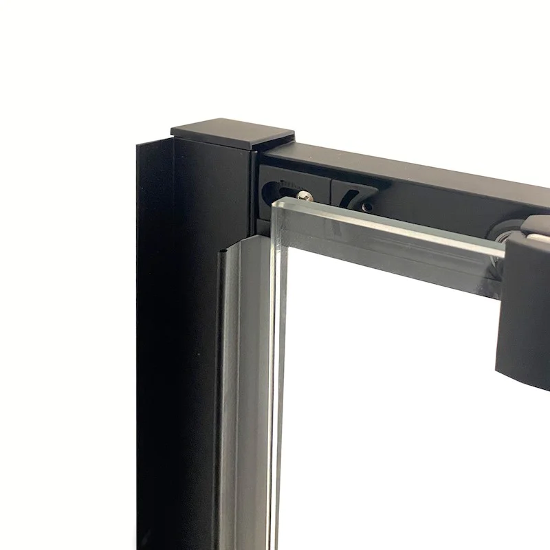 Douche Angle Coulissante Noir Mat 5 Douche Angle Coulissante Noir Mat – Image 3