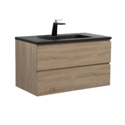 Meuble Salle De Bain Alicia 90 Cm Bois Chêne -Produits De Salle De Bain Soldes 2024 27088 alicia bois