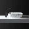 Vasque à Poser Organik Terrazzo 46 Cm -Produits De Salle De Bain Soldes 2024 27135 vasque organik