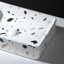 Vasque à Poser Granum 50 Cm -Produits De Salle De Bain Soldes 2024 27140 terrazzo granum