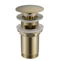 Bonde Pour Plan épais Avec Trop-plein -Produits De Salle De Bain Soldes 2024 27198 bonde avec trop plein or