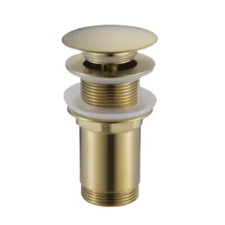 Bonde Pour Plan épais Sans Trop-plein En Laiton -Produits De Salle De Bain Soldes 2024 27202 bonde clic clac or