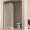 Paroi De Douche Fixe Luna Or Brossé 1 Paroi De Douche Fixe Luna Or Brossé -Produits De Salle De Bain Soldes 2024 27330 luna or